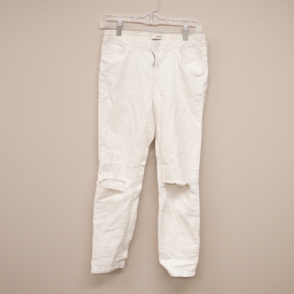 White jeans